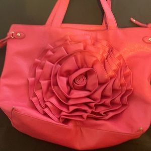 Boutique style bag bright pink